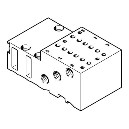 Festo Manifold Block MHP2-PR2-5 MHP2-PR2-5